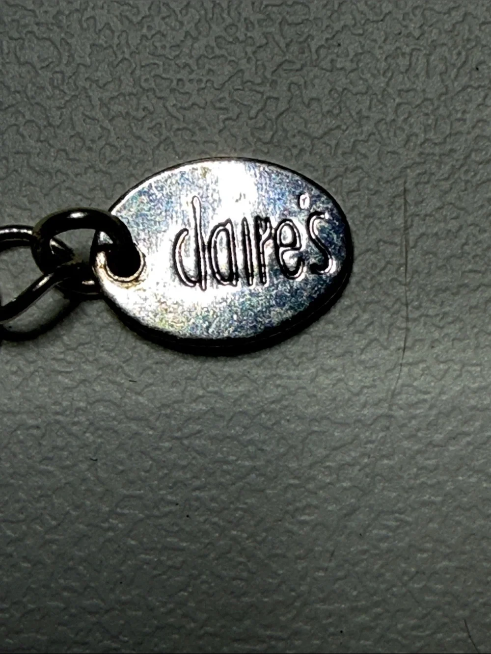 Claire's Silver Charm Bracelet with Pink Roses, Yellow Clocks & Pearl Accents